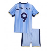 Camiseta Tottenham Hotspur Richarlison #9 Visitante Equipación para niños 2024-25 manga corta (+ pantalones cortos)